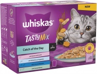 Photos - Cat Food Whiskas Tasty Mix Catch of the Day in Gravy  48 pcs