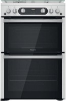 Cooker Hotpoint-Ariston HDM67G0C2CX/UK stainless steel