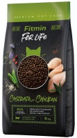 Photos - Cat Food Fitmin For Life Castrate with Chicken  8 kg