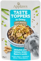 Dog Food Applaws Taste Toppers Whitefish with Salmon Gravy Pouch 12 pcs 12