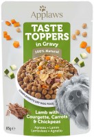 Dog Food Applaws Taste Toppers Lamb with Courgette Gravy Pouch 12 pcs 12