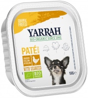 Dog Food Yarrah Organic Dog Pate with Chicken 12 pcs 12