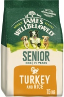 Dog Food James Wellbeloved Senior Turkey/Rice 15 kg