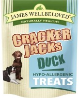 Dog Food James Wellbeloved Cracker Jacks Duck Treats 225 g 