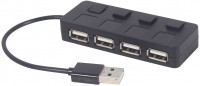 Photos - Card Reader / USB Hub Gembird UHB-U2P4-05 