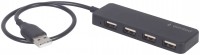 Photos - Card Reader / USB Hub Gembird UHB-U2P4-06 