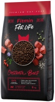 Cat Food Fitmin For Life Castrate with Beef  8 kg