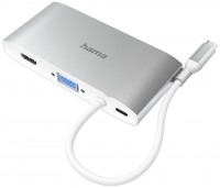 Card Reader / USB Hub Hama USB-C Hub Multiport 