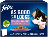 Cat Food Felix As Good As It Looks Favourites Selection in Jelly  72 pcs