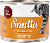 Cat Food Smilla Bowls Poultry with Lamb 6 pcs 