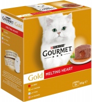 Cat Food Gourmet Gold Melting Heart 8 pcs 
