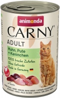 Cat Food Animonda Adult Carny Chicken/Turkey/Rabbit  400 g