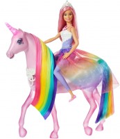 Photos - Doll Barbie Rainbow Unicorn FXT26 