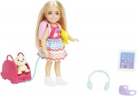 Doll Barbie Chelsea Travel Set With Puppy HJY17 