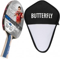 Table Tennis Bat Butterfly Timo Boll Silver 85016 + case 