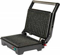 Electric Grill Salter Megastone Non-Stick 2-in-1 Fold-Out Health Grill and Panini Maker black