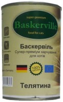 Photos - Cat Food Baskerville Cat Can with Veal 400 g 