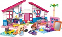 Construction Toy MEGA Bloks Barbie Malibu House Building Set GWR34 