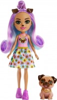 Doll Enchantimals Penna Pug and Trusty HKN11 