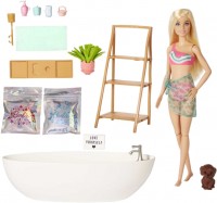 Doll Barbie Doll and Bathtub Playset HKT92 
