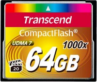 Photos - Memory Card Transcend CompactFlash 1000x 64 GB