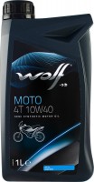 Photos - Engine Oil WOLF Moto 4T 10W-40 1 L