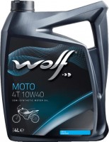 Photos - Engine Oil WOLF Moto 4T 10W-40 4 L