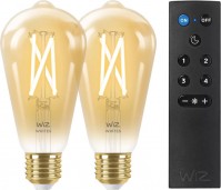 Light Bulb WiZ ST64 6.7W 2000-5000K E27 2 pcs 