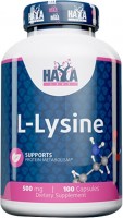 Photos - Amino Acid Haya Labs L-Lysine 500 mg 100 cap 