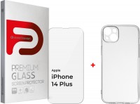Photos - Case ArmorStandart Air Series for iPhone 14 Plus + Glass 