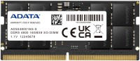 RAM A-Data SO-DIMM DDR5 1x16Gb AD5S480016G-S