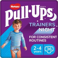 Nappies Huggies Pull-Ups Night Boy 2-4 / 36 pcs 