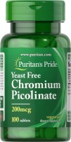Photos - Fat Burner Puritans Pride Chromium Picolinate 200 mcg 100 tab 100