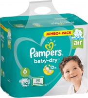 Photos - Nappies Pampers Active Baby-Dry 6 / 62 pcs 