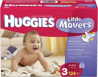 Photos - Nappies Huggies Little Movers 3 / 124 pcs 