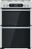 Cooker Hotpoint-Ariston HDM67G8C2CX/UK stainless steel