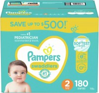 Photos - Nappies Pampers Swaddlers 2 / 180 pcs 