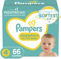 Photos - Nappies Pampers Swaddlers 4 / 66 pcs 