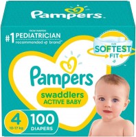 Photos - Nappies Pampers Swaddlers 4 / 100 pcs 