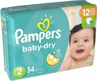 Photos - Nappies Pampers New Baby-Dry 2 / 34 pcs 