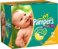 Photos - Nappies Pampers New Baby-Dry 2 / 228 pcs 