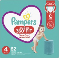 Photos - Nappies Pampers Cruisers 360 4 / 62 pcs 