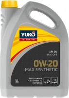 Photos - Engine Oil YUKO Max Synthetic 0W-20 5 L