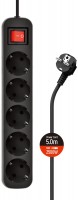 Photos - Surge Protector / Extension Lead ColorWay CW-PSEA55BK 