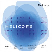 Photos - Strings DAddario Helicore Pizzicato Double Bass Single C 3/4 Medium 