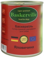 Photos - Dog Food Baskerville Dog Can with Beef 