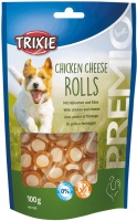 Photos - Dog Food Trixie Premio Chicken Cheese Rolls 100 g 