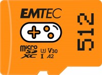 Memory Card Emtec microSD UHS-I U3 V30 A1/A2 Gaming 512 GB