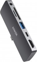 Photos - Card Reader / USB Hub ANKER PowerExpand Direct 6-in-1 USB-C PD Media Hub 