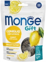 Photos - Dog Food Monge Gift Adult Rabbit with Lemon 150 g 